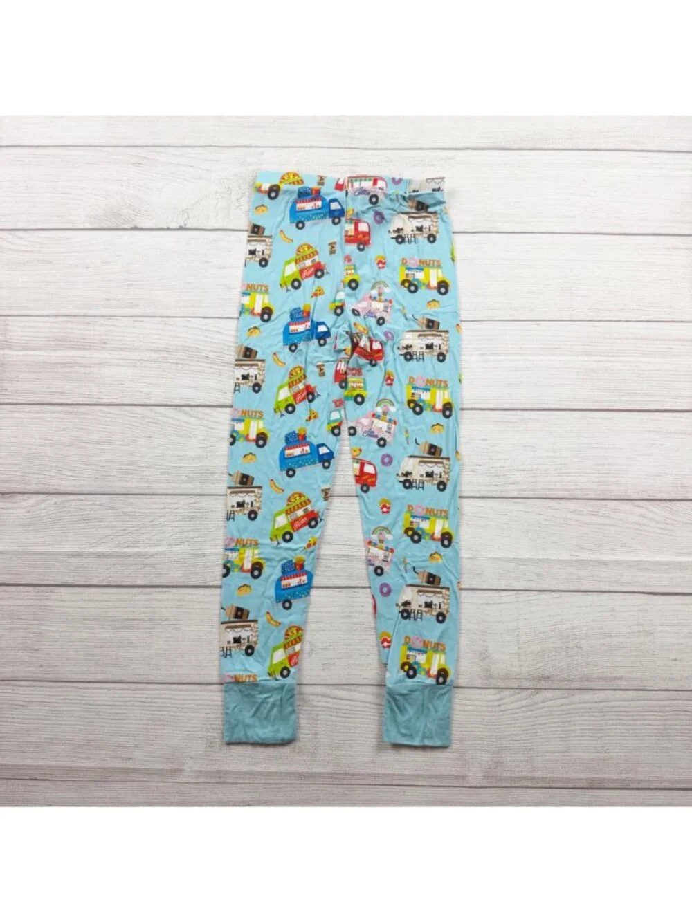 Kiki + Lulu Kids Food Truck Pajama Set Soft Bamboo Viscose Snug Fit 7-8